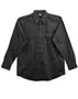 Black Cotton Drill Work Shirt