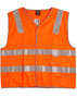 Orange Safety Vest with Tapes