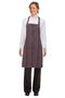 Grey/Red Striped Bib Apron