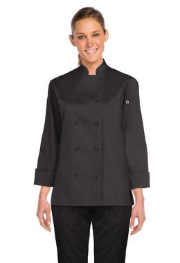 Black Marbella Women's Executive Chef Jacket