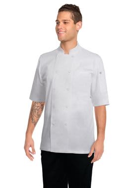 White Montreal Cool Vent Chef Jacket