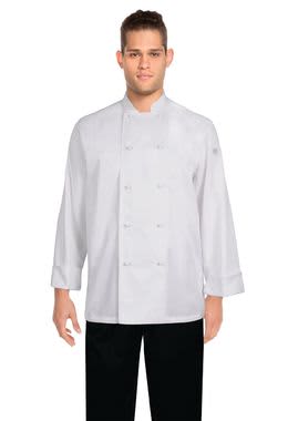 White Murray White L/S Basic Chef Jacket