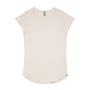 Oatmeal Marle Cotton Scoop Tee