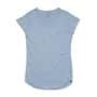 Light Blue Marle Cotton Scoop Tee