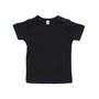 Black Mini-Me Baby Superfine Cotton Tee