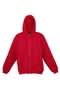 Red Mens Zipper Hoodie