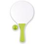White/Green Paddle Bat & Ball Set