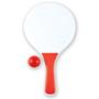 White/Red Paddle Bat & Ball Set