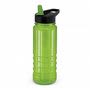 Bright Green Galaxy Black Lid Drink Bottle