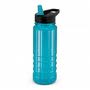 Light Blue Galaxy Black Lid Drink Bottle