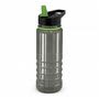 Bright Green Galaxy Clear and Black Drink Bottle