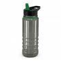 Dark Green Galaxy Clear and Black Drink Bottle