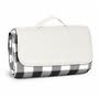 White Alfresco Compact Picnic Blanket