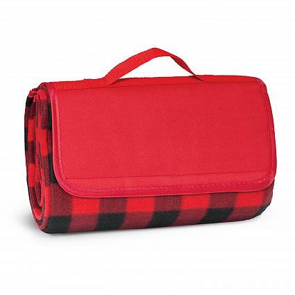 Red Alfresco Compact Picnic Blanket