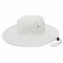 White Wide Brim Cricket Hat