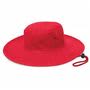 Red Wide Brim Cricket Hat