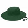 Dark Green Wide Brim Cricket Hat