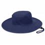 Royal Blue Wide Brim Cricket Hat