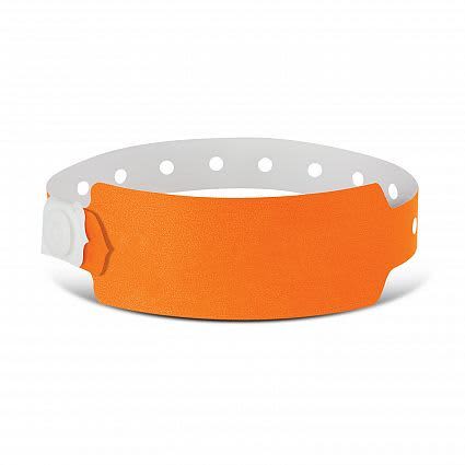 Orange Plastic Event Wrist Band