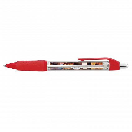 Red Aries Banner Pen