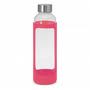 Pink Aphrodite Glass Drink Bottle - Silicone Sleeve