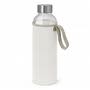 White Aphrodite Glass Drink Bottle 600 ml - Neoprene Sleeve