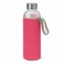 Pink Aphrodite Glass Drink Bottle 600 ml - Neoprene Sleeve