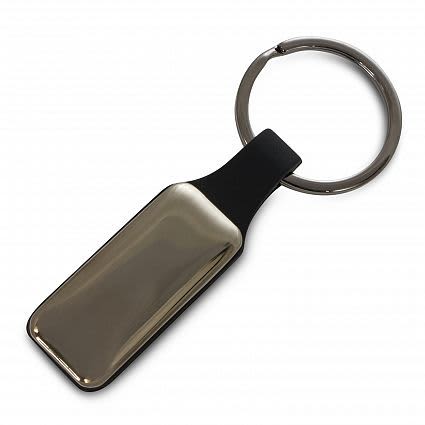 Gunmetal/Black Omni Key Ring - Rectangle