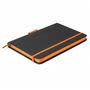 Charcoal/Orange Meridian Notebook - Two Tone