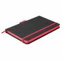 Charcoal/Red Meridian Notebook - Two Tone