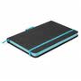 Charcoal/Light Blue Meridian Notebook - Two Tone