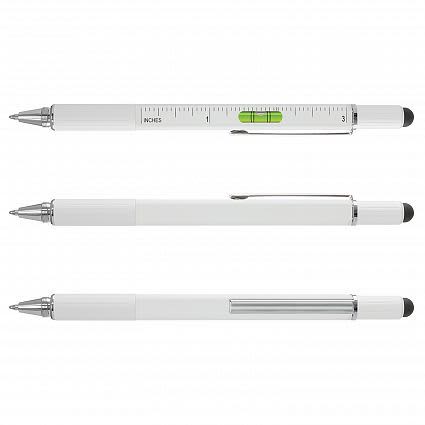 White Concord Multifunction Pen