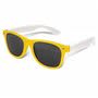 Yellow Malibu Premium Sunglasses - White Arms