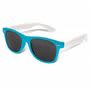 Light Blue Malibu Premium Sunglasses - White Arms