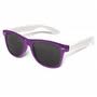 Purple Malibu Premium Sunglasses - White Arms