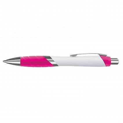 Pink Borg Pen - White Barrels