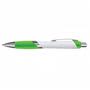 Bright Green Borg Pen - White Barrels