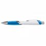 Light Blue Borg Pen - White Barrels