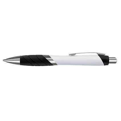 Black Borg Pen - White Barrels