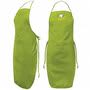 Bright Green Cotton Twill Bib Apron