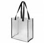 Transparent/Black Clear Tote Bag