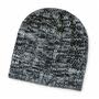 Black Mottled Heather Knit Beanie