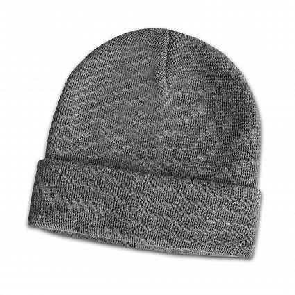 Grey Melange Fox Beanie