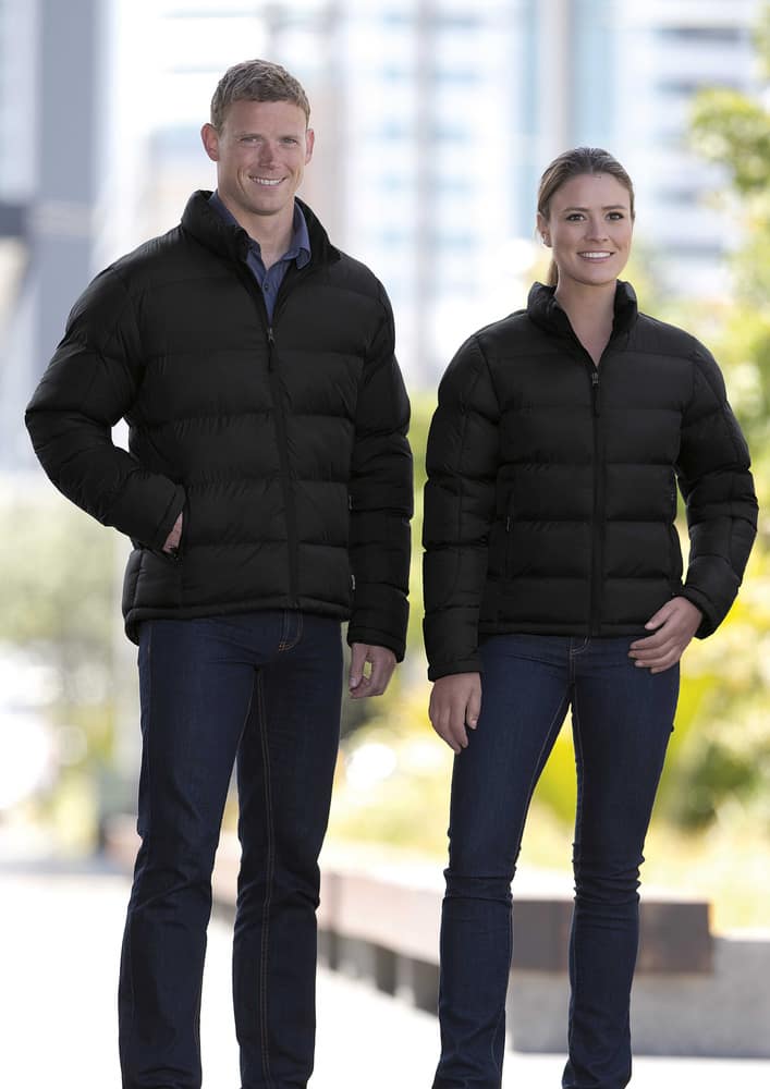 Black Glacier Puffa Jacket