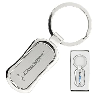 Silver The Corsa Keychain