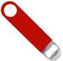 Red Bartender's Vinyl Bottle Opener