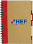 Red Eco Recycled Paper A5 Notebook