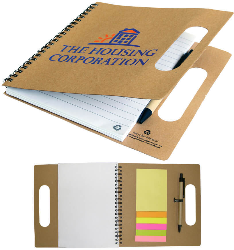 The Custom Printed Eco Recycled Notebook