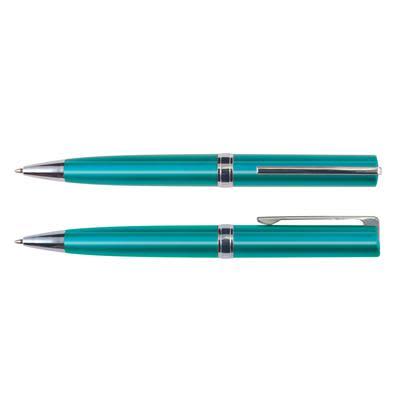 Light Blue Rome Metallic Ballpoint Pen