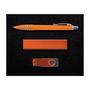 Orange Superior Gift Set - Titan Pen, Velocity Power Bank, Swivel Flash Drive